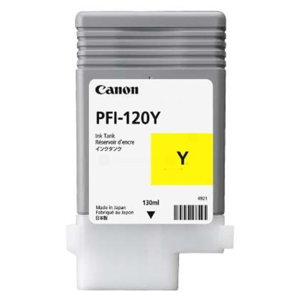 picture Canon 2888C001/PFI-120Y Ink cartridge yellow 130ml for Canon IPF GP-200/TM-200/TM-255