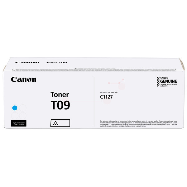 Canon 3019C006/T09C Toner cartridge cyan, 5.900 pages ISO/IEC 19752 for Canon X C 1127