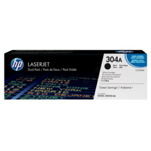 HP CC530AD/304A Toner cartridge black twin pack, 2x3.500 pages/5% Pack=2 for HP CLJ CP 2025