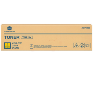 Konica Minolta ACP8250/TN-715Y Toner yellow, 45.000 pages ISO/IEC 19752 for KM Bizhub C 750 i