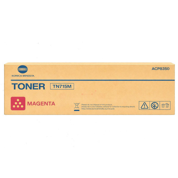 Konica Minolta ACP8350/TN-715M Toner magenta, 45.000 pages ISO/IEC 19752 for KM Bizhub C 750 i