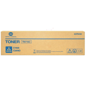 Konica Minolta ACP8450/TN-715C Toner cyan, 45.000 pages ISO/IEC 19752 for KM Bizhub C 750 i