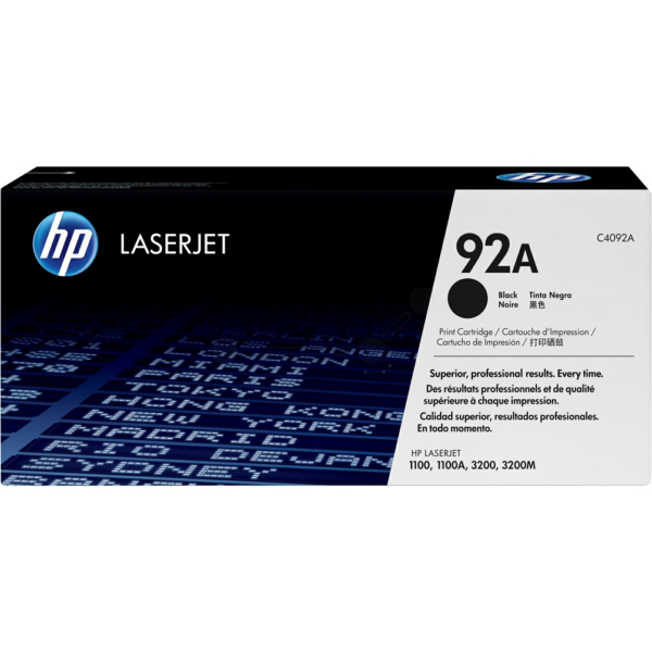 picture HP C4092A/92A Toner cartridge black, 2.500 pages ISO/IEC 19752 for Canon LBP-22