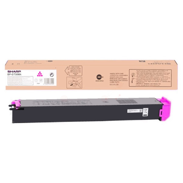 Sharp BP-GT30MA Toner magenta, 15.000 pages ISO/IEC 19752 for Sharp BP-30 C