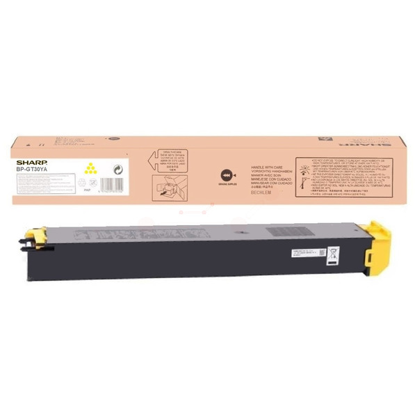 Sharp BP-GT30YA Toner yellow, 15.000 pages ISO/IEC 19752 for Sharp BP-30 C