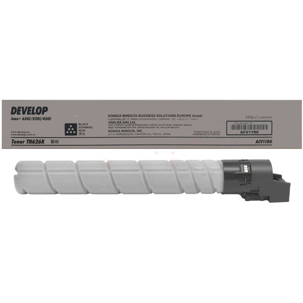 Develop ACV11D0/TN-626K Toner black, 28.000 pages ISO/IEC 19752 for Develop Ineo + 450 i