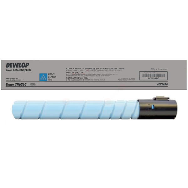 picture Develop ACV14D0/TN-626C Toner cyan, 28.000 pages ISO/IEC 19752 for Develop Ineo + 450 i