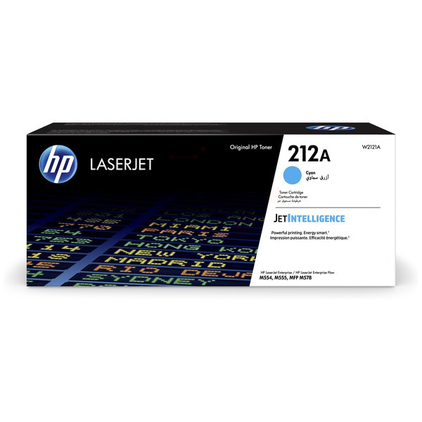 picture HP W2121A/212A Toner cartridge cyan, 4.500 pages ISO/IEC 19752 for HP CLJ M 554