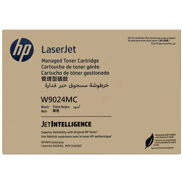 HP W9024MC Toner cartridge black Contract, 11.500 pages ISO/IEC 19752 for HP E 40040 dn