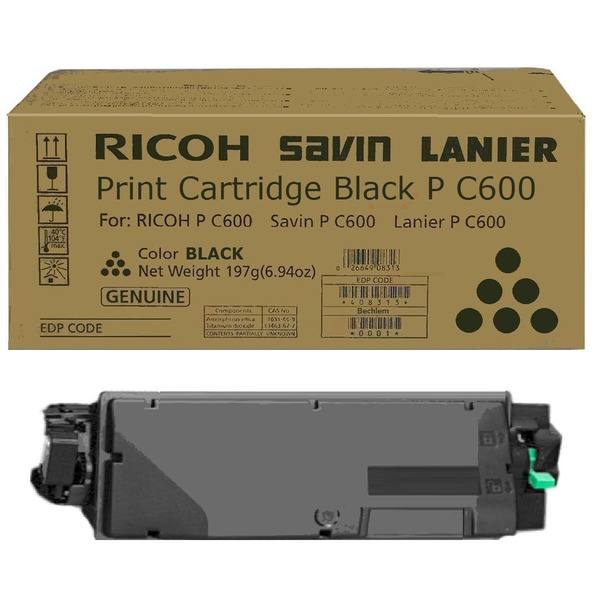 picture Ricoh 408314/PC600 Toner-kit black, 17.000 pages ISO/IEC 19752 for Ricoh P C 600