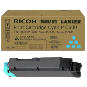picture Ricoh 408315/PC600 Toner-kit cyan, 12.000 pages ISO/IEC 19752 for Ricoh P C 600