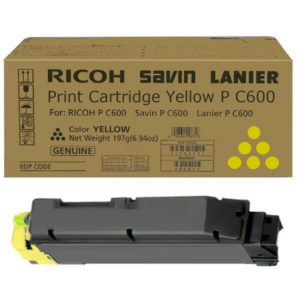picture Ricoh 408317/PC600 Toner-kit yellow, 12.000 pages ISO/IEC 19752 for Ricoh P C 600