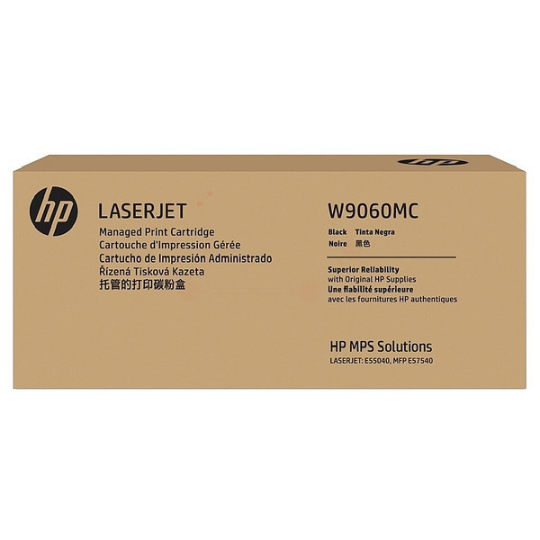 picture HP W9060MC Toner cartridge black Contract, 15.000 pages ISO/IEC 19752 for HP E 55040