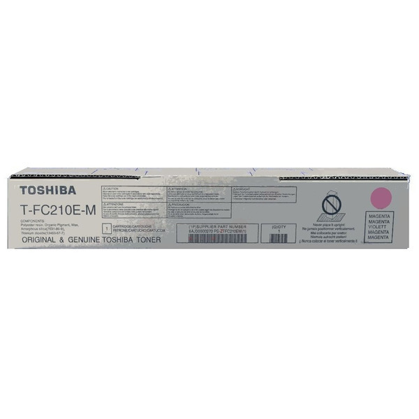 Toshiba 6AJ00000270/T-FC210EM Toner-kit magenta, 33.600 pages/5% for Toshiba E-Studio 2010 AC