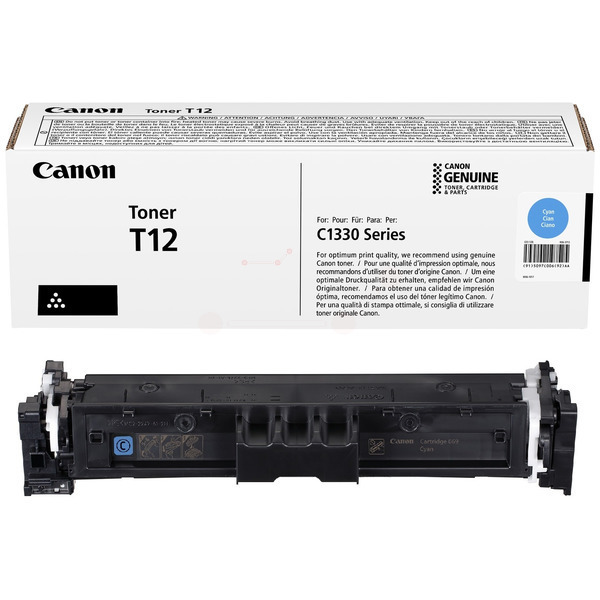 Canon 5097C006/T12 Toner cartridge cyan, 5.300 pages ISO/IEC 19752 for Canon X C 1333