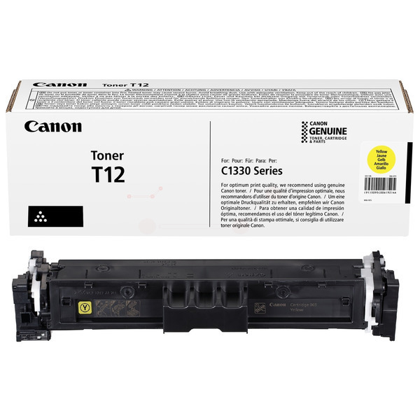 Canon 5095C006/T12 Toner cartridge yellow, 5.300 pages ISO/IEC 19752 for Canon X C 1333