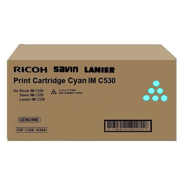 picture Ricoh 418241/IMC530 Toner-kit cyan, 18.000 pages/5% for Ricoh IM C 530