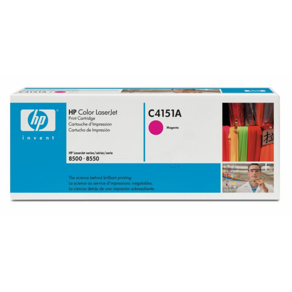 HP C4151A Toner magenta, 8.500 pages ISO/IEC 19798 for HP Color LaserJet 8500
