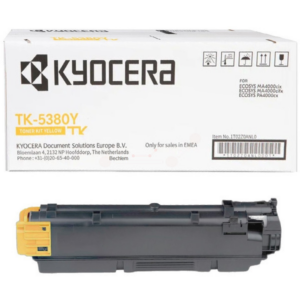 Kyocera 1T02Z0ANL0/TK-5380Y Toner-kit yellow, 10.000 pages ISO/IEC 19752 for Kyocera PA 4000