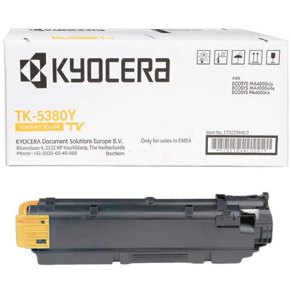 Kyocera 1T02Z0ANL0/TK-5380Y Toner-kit yellow, 10.000 pages ISO/IEC 19752 for Kyocera PA 4000