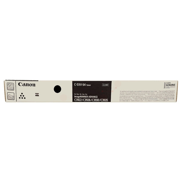 Canon 5753C002/C-EXV64 Toner black, 38.000 pages ISO/IEC 19752 for Canon IR-ADV C 3900