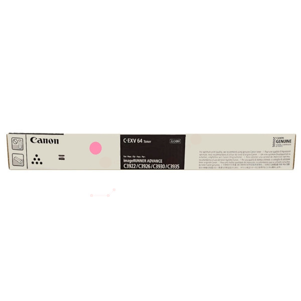 Canon 5755C002/C-EXV64 Toner magenta, 25.500 pages ISO/IEC 19752 for Canon IR-ADV C 3900