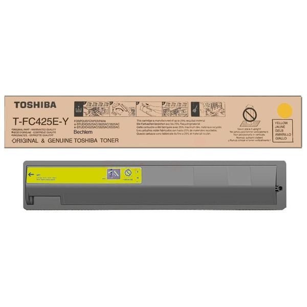 picture Toshiba 6AJ00000238/T-FC425EY Toner-kit yellow, 38.000 pages for Toshiba E-Studio 3525