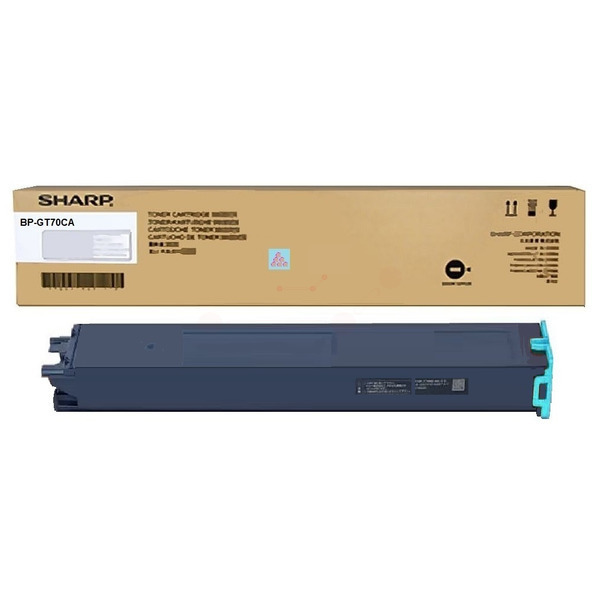 Sharp BP-GT70CA Toner-kit cyan, 24.000 pages ISO/IEC 19752 for Sharp BP-50 C 26