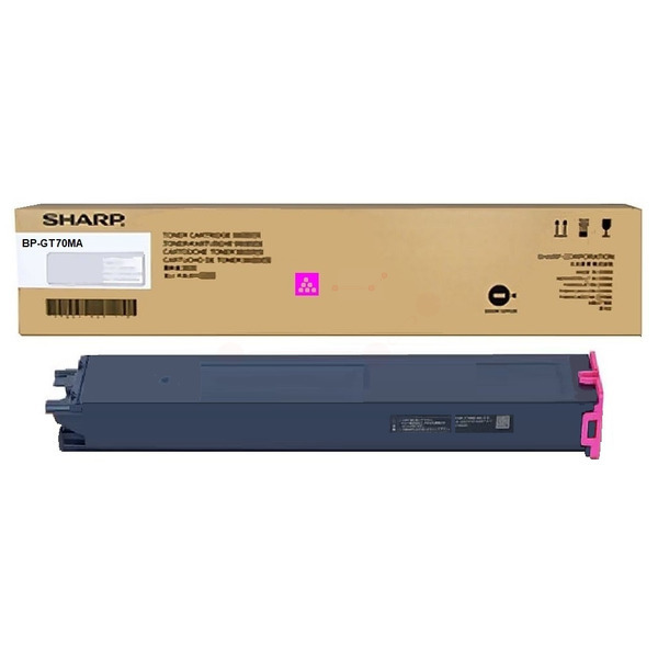 Sharp BP-GT70MA Toner-kit magenta, 24.000 pages ISO/IEC 19752 for Sharp BP-50 C 26