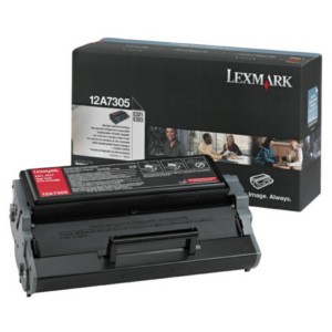 picture Lexmark 12A7305 Toner cartridge black, 6.000 pages/5% for Lexmark E 321