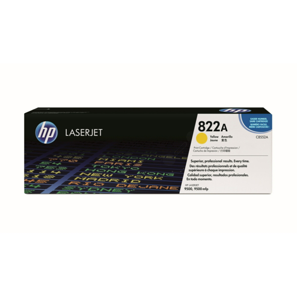 picture HP C8552A/822A Toner yellow, 25.000 pages/5% for HP Color LaserJet 9500