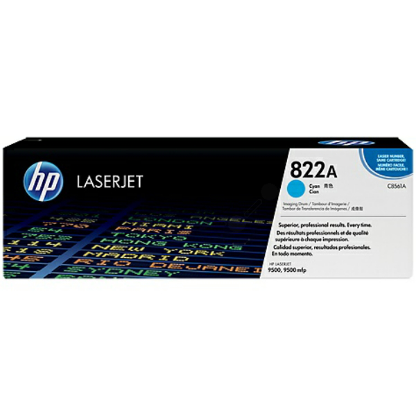 HP C8561A/822A Drum kit cyan, 40.000 pages/5% for HP Color LaserJet 9500