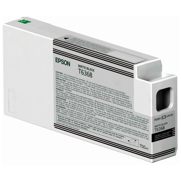 Epson C13T636800/T6368 Ink cartridge black matt 700ml for Epson Stylus Pro 7700/7890/7900