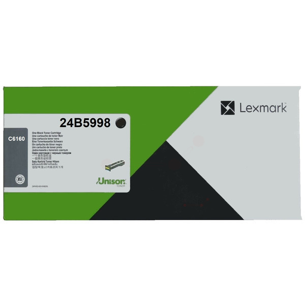 Lexmark 24B5998 Toner cartridge black, 20.000 pages/5% for Lexmark C 6160