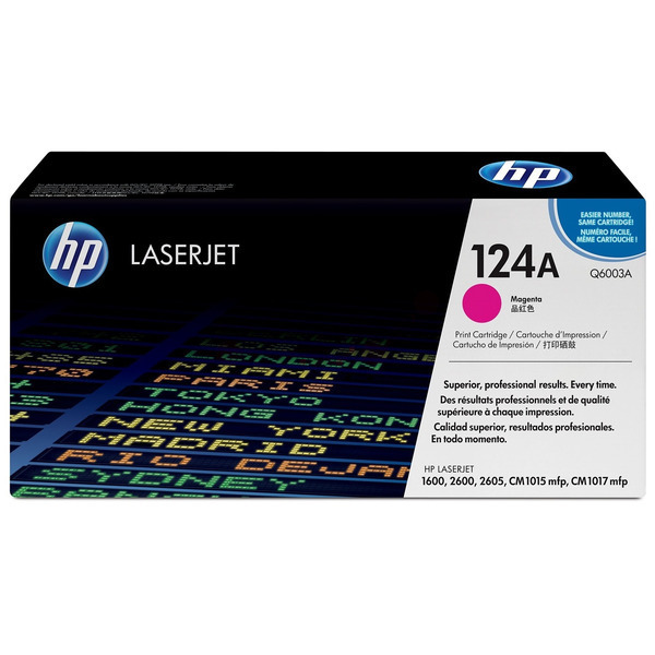 picture HP Q6003A/124A Toner cartridge magenta, 2.000 pages/5% for HP Color LaserJet 2600