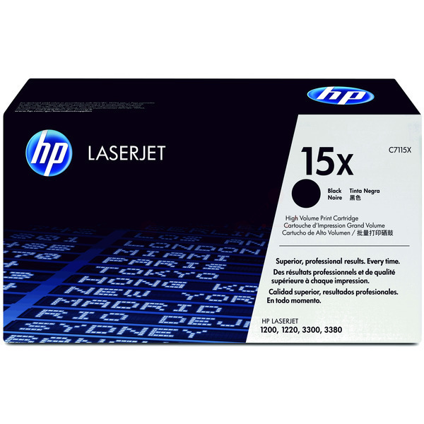 picture HP C7115X/15X Toner cartridge black, 3.500 pages ISO/IEC 19752 for Canon LBP-25/HP LaserJet 1200