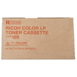 Ricoh 888035/TYPE 105Y Toner yellow, 10.000 pages/5% 300 grams for Ricoh Aficio AP 3800 C/CL 7000