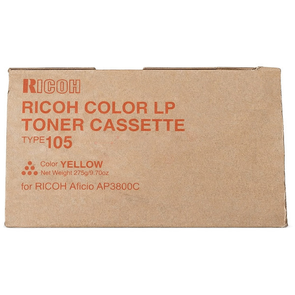 Ricoh 888035/TYPE 105Y Toner yellow, 10.000 pages/5% 300 grams for Ricoh Aficio AP 3800 C/CL 7000