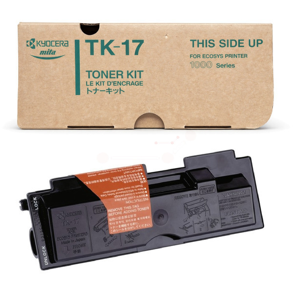 Kyocera 1T02BX0EU0/TK-17 Toner-kit, 6.000 pages ISO/IEC 19752 for Kyocera FS 1000