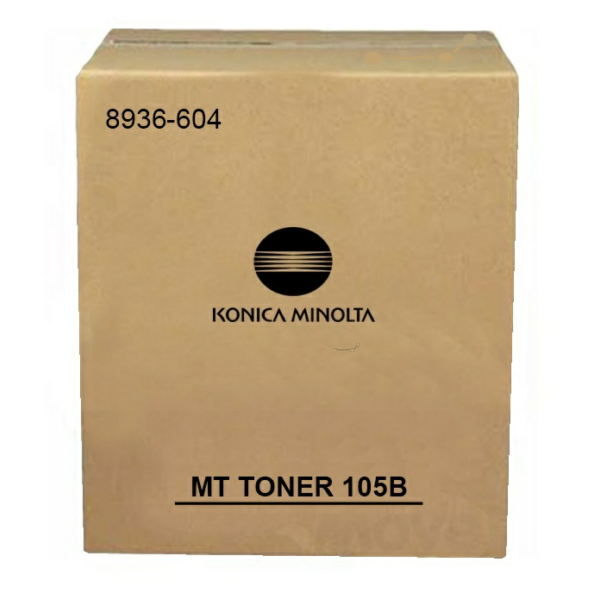 Konica Minolta 8936-604/105B Toner black, 2x5.750 pages 410 grams Pack=2 for Minolta DI 181