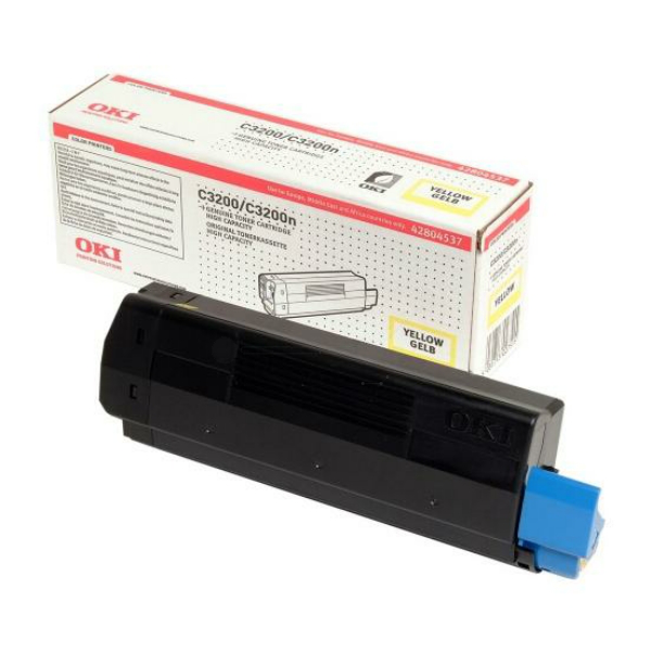 OKI 42804537 Toner yellow, 3.000 pages/5% for OKI C 3200