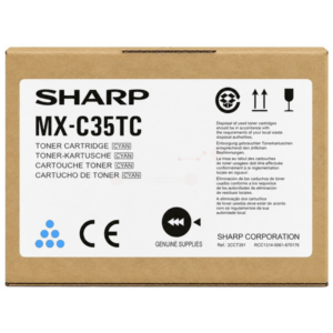 Sharp MXC-36TC Toner-kit cyan, 11.700 pages ISO/IEC 19752 for Sharp MX-C 358
