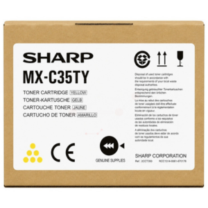 Sharp MXC-36TY Toner-kit yellow, 11.700 pages ISO/IEC 19752 for Sharp MX-C 358