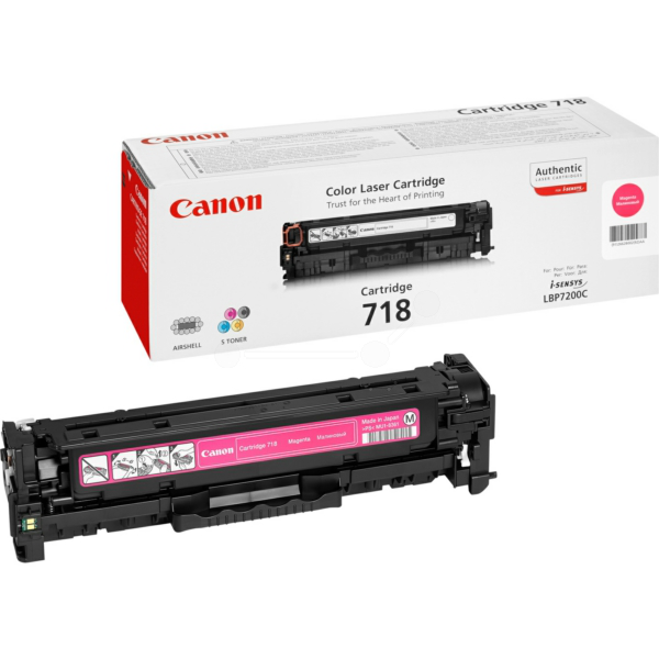 picture Canon 2660B002/718M Toner cartridge magenta, 2.900 pages ISO/IEC 19798 for Canon LBP-7200