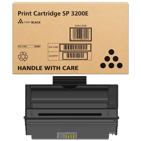 Ricoh 402887 Toner cartridge black, 8.000 pages for Ricoh Aficio SP 3200