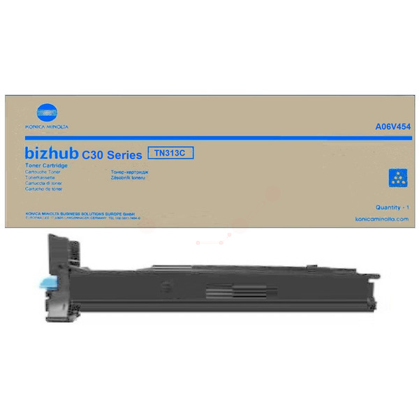 picture Konica Minolta A06V454/TN-313C Toner cyan, 12.000 pages/5% for KM bizhub C 30
