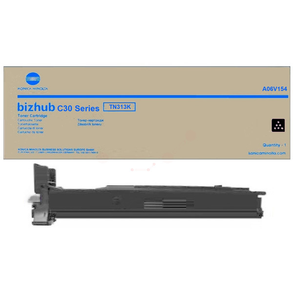 Konica Minolta A06V154/TN-313K Toner black, 12.000 pages/5% for KM bizhub C 30