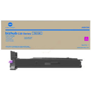 Konica Minolta A06V354/TN-313M Toner magenta, 12.000 pages/5% for KM bizhub C 30