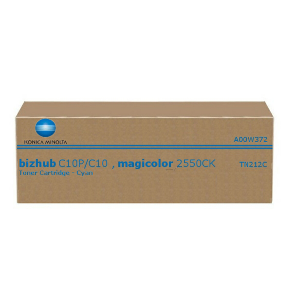 picture Konica Minolta A00W372/TN-212C Toner cyan, 4.500 pages/5% for KM bizhub C 10