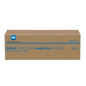 picture Konica Minolta A00W172/TN-212Y Toner yellow, 4.500 pages/5% for KM bizhub C 10